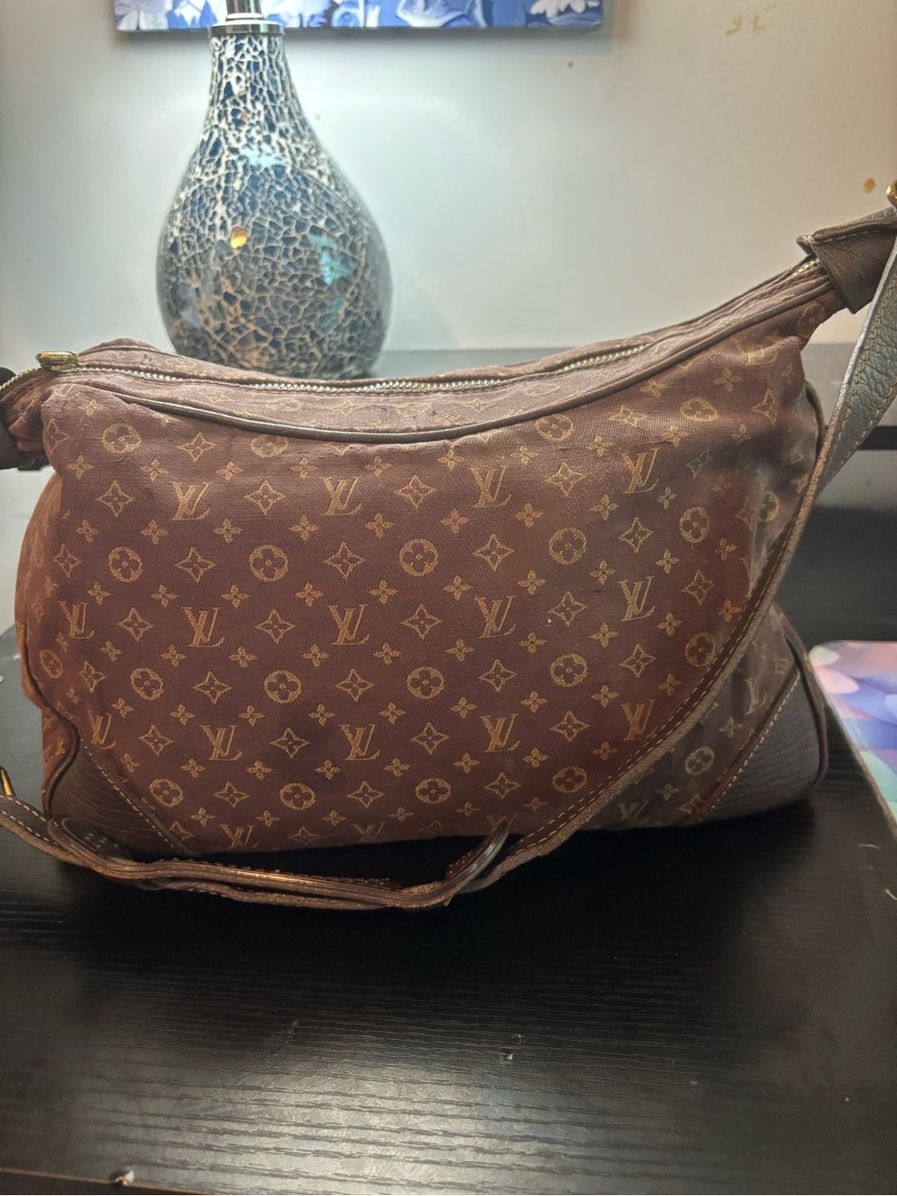 Authentic Louis Vuitton Monogram Mini Lin Boulogne 30 - Picture 4 of 15